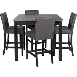 ASHLEY 5PC COUNTER HEIGHT DINETTE (GARVINE) D161-223 Image