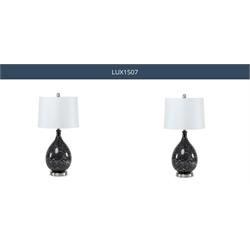 LUX LIGHTING PAIR OF LAMPS  LUX1507 Image