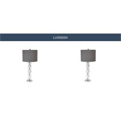LUX LIGHTING PAIR OF LAMPS (SOLACE) LUX06004 Image